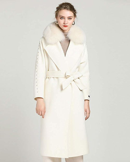 【商場里服裝是幾折拿貨拓谷復(fù)古羊毛毛呢羊絨大衣】- 